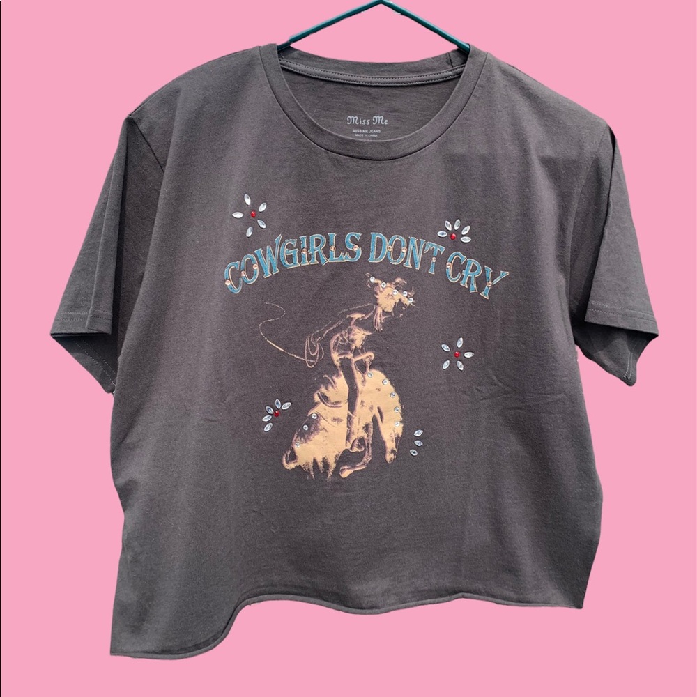 Cropped Cowgirl Tee - Picture 3 of 8